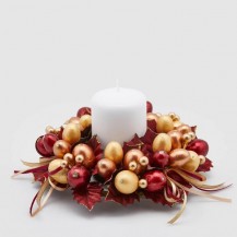 VIJENAC SVIJEĆNJAK BOŽIKOVINA/BOBICE D20 EDG