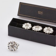 PRSTENOVI ZA SALVETE GEMS KUTIJA 4KOM SR. EDG