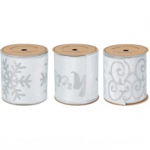 TRAKA UKRASNA 450X10CM SREB. SORT KOOP