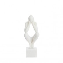 SKULPTURA LIVNO 15X13X40,5CM KREM LIG