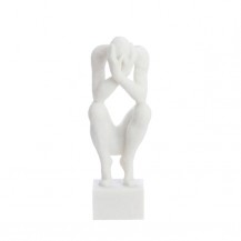 SKULPTURA LOVINAC 19X16X47CM KREM LIG