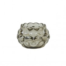 SVIJEĆNJAK HAVANA 12,5X8,5CM SIVI LIG