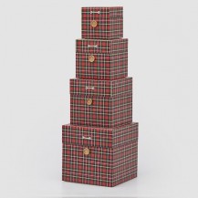 KUTIJA UKRASNA TARTAN 8101392A774 12X12 EDG