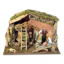 JASLICE SA SVIJETLOM 50X26X36CM ROS