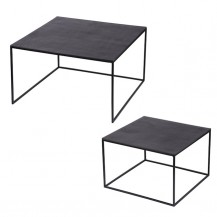 STOLIĆ CARRE NOIR 70X41CM BAS