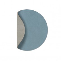 PODMETAČ ZA ČAŠE CIRCLE DOUBLE NUPO BLUE/GREY LIN