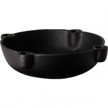 SVIJEĆNJAK 24CM 4S CRNI KOOP