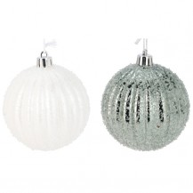 KUGLICA FROSTED 8CM SORT KOOP