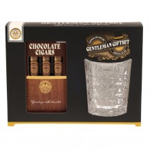 SET ČAŠA ZA WHISKY I ČOKOLADNE CIGARE KOOP