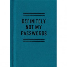 DEFINITELY NOT MY PASSWORDS - PASSWORD DIARY NEW