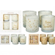 SVIJEĆE U STAKLU MIRISNE SET 4KOM SORT KOOP