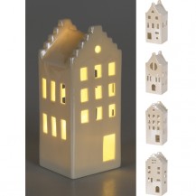 KUĆICA SA LED SVIJETLOM 15CM BIJ. SORT KOOP