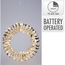 VIJENAC 30CM 50LED ZLAT. KOOP