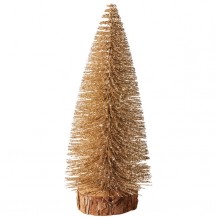 BOŽIĆNO DRVCE 25CM ZLATNO KOOP