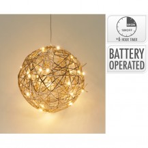 KUGLA 20CM LED CHAM. KOOP