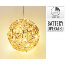 KUGLA 25CM LED CHAM. KOOP