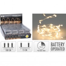 SREBRNA ŽICA SA 66LED LAMPICA WW KOOP