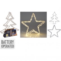 SVIJETLEĆI BOR/ZVIJEZDA 50LED WW SORT KOOP