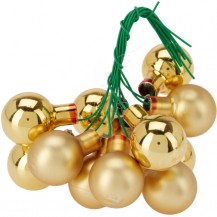 KUGLICE BUKET 12KOMX20MM ZLAT. KOOP