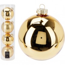 KUGLICE GOLD D10CM SET 4/1 KOOP