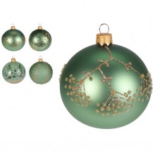 KUGLICA 8CM ZELENA SORT KOOP