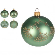 KUGLICA 10CM ZELENA SORT KOOP