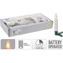 LED SVIJEĆE 10KOM TIMER KOOP