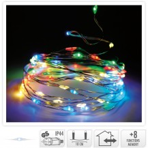 SREBRNA ŽICA SA 80LED LAMPICA MULTI KOOP