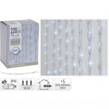 ZAVJESA SVIJETLEĆA 220LED BIJ. 11 ŽICA KOOP