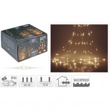 SREBRNA ŽICA SA 200LED LAMPICA WW ADPT. KOOP