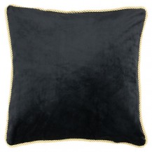 JASTUK VELUR 45X45CM CRNI BLI