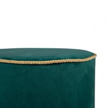 TABURE VELUR 38X45CM PETROL BLI