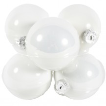 KUGLICA STAKL. 10CM SET 6KOM BIJ. DKO