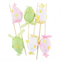 JAJE NA ŠTAPU 25CM (6) 1KOM SORT DKO