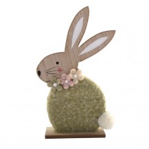 ZEC VUNENI 32CM NA PODLOŠKU ZEL. DKO