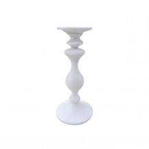SVIJEĆNJAK H27CM BIJELI DKO