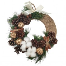 VIJENAC ČEŠERI/CIMET/SMREKA/PAMUK DIA 25CM DKO