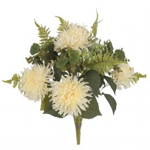 KRIZANTEMA BUKET X10 60CM KREM DKO