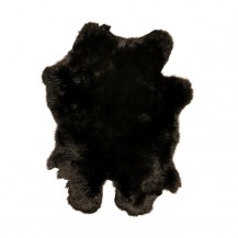 ZEČJE KRZNO CRNO 40CM BLI