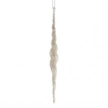 SIGA STAKL. 25CM BIJ./SREB. GLIT. WEI