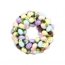 VIJENAC S JAJIMA D32CM ROZ/ŽUT/PLA DAR