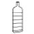 STALAK ZA BOCE ISAAC 6P 33,5XH98 CRNI BIZ