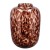 VAZA STAKLO LEOPARD AMBRA 28X42CM MAK