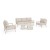 GARNITURA LANAI CAMEL 5-DJELA SAND BIZ