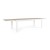 STOL ALL. BELMAR 220-340X100 BIJELI BIZ