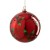 KUGLICA CRVENA D15CM EDE
