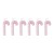 CANDY CANE ZA OBJ. 6KOM PINK/BIJ.TIM