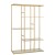 POLICA 120X40X180CM MET/STAKLO ZL. JOL