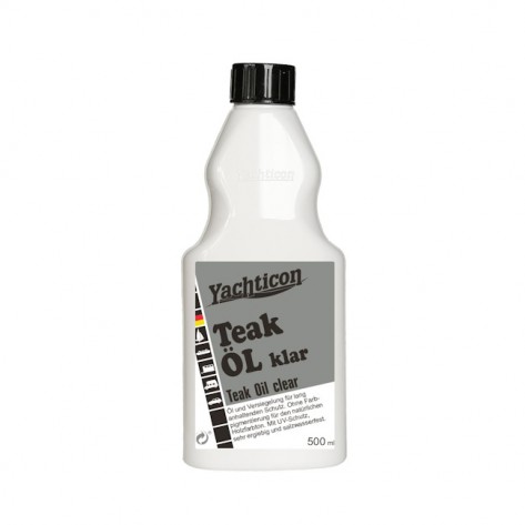 YACHTICON TEAK OIL CLEAR 500ML
