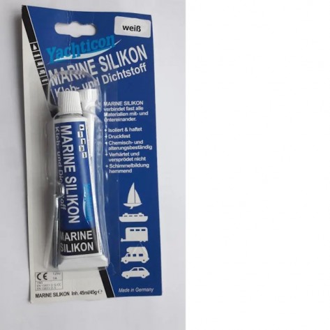 YACHTICON MARINE SILICONE TUBE BIJELI 45ML